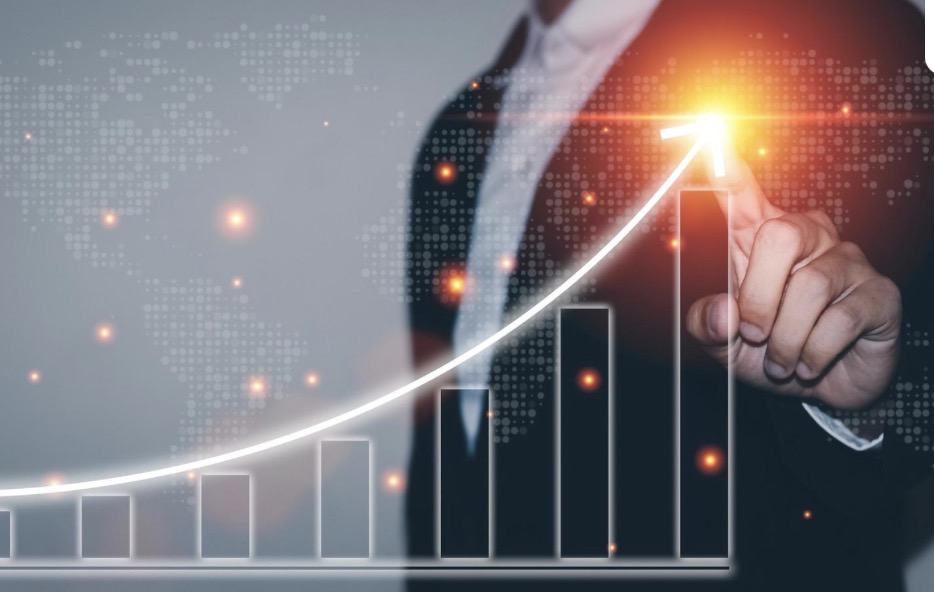 Progression illustrant la croissance et la performance d’une organisation